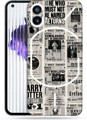 WeCre8 Skin's Nothing Phone 1 Mobile Skin(Harry Potter Paper Multicolor Mobile Skin With Cleaning Wipe)
