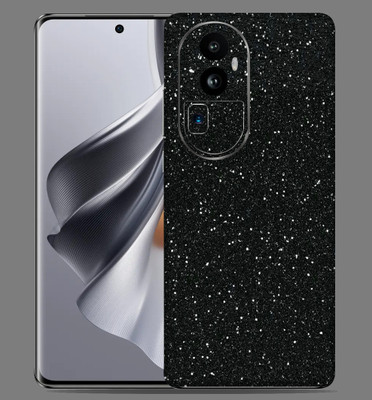 WeCre8 Skin's Oppo Reno 10 pro Plus 5g Mobile Skin(Black-Gliter Mobile Skin)