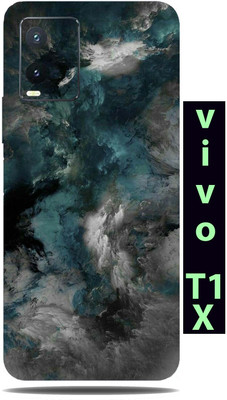 BugguSkin Vivo T1x Mobile Skin(Ultra Super Dark Clouds Skin With High Matte Finish.)