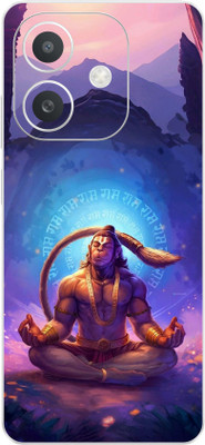 yug emporium Back Skin Wrap For Oppo A3x Premium Quality Full Coverage (Shree Hanuman ji) Mobile Skin(Multicolor)
