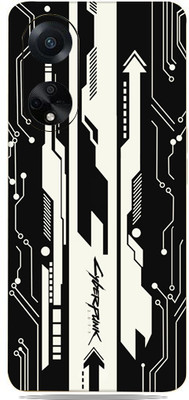 SkinoMania OPPO F23 5G Mobile Skin(B-&-W-Cyber Mobile Skin)