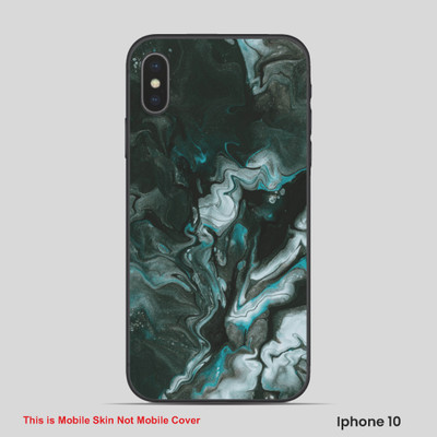 VYBE The Smart Choice iPhone 10 ART Mobile Skin(Multi color SKI C13)