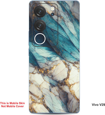 VYBE The Smart Choice Vivo V29 Abstract Embossed Mobile Skin(Hippie Blue 7)