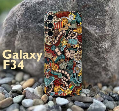 LAMHA Samsung-Galaxy-F34 Mobile Skin(Ultra Super Green Skin With HiighQuality Matte finish,.)