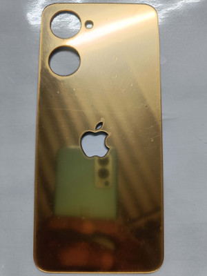 TWUAOP VIVO Y28S 5G MOBILE SKIN, MIRROR BACK PANNEL ACRYLIC SHEET Mobile Skin(Gold)