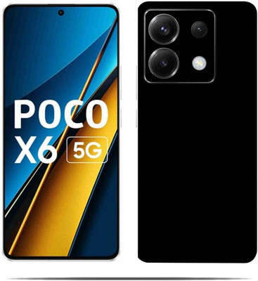 LAMHA Poco X6 5G.. Mobile Skin(Ultra Super Black Skin With HiighQuality Matte Finish.)