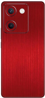Vcare GadGets Dark Red Brushed Y200 Pro 5G Mobile Skin(Dark Red Brushed)