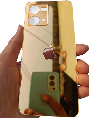 TWUAOP OPPO F21 PRO 4G, OPPO F21S PRO 4G MOBILE SKIN ACRYLIC SHEET MIRROR BACK PANNEL Mobile Skin(Gold)