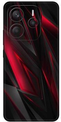 Vcare GadGets Redmi Note 14 (5G) Mobile Skin(Red & Black)