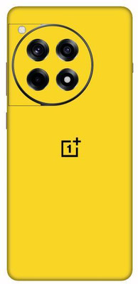 Vcare GadGets Yellow Matte OnePlus 12 R 5G With Logo Mobile Skin(Yellow Matte)