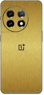 Vcare GadGets One Plus 11 5G With Logo Mobile Skin(Gold)