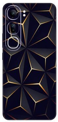 Vcare GadGets V40 Lite (5G) Mobile Skin(Black & Gold)