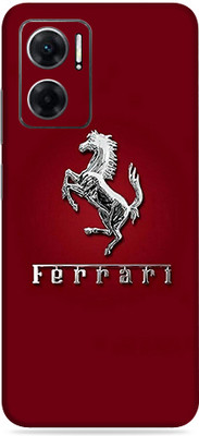 SkinoMania Redmi 11 Prime(5G) Mobile Skin(Multicolor Ferrari Sign)