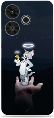 SkinoMania POCO M6 Plus 5G Premium Vinyl Mobile Skin (Multicolor) Mobile Skin(Angel Tom and Jerry)
