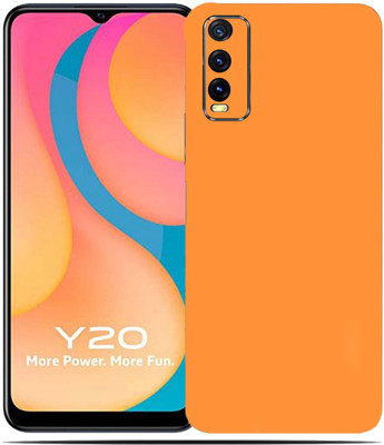 BugguSkin VIVO Y20 Mobile Skin(Ultra Super Orange Matte Skin With High Matte Finish.)