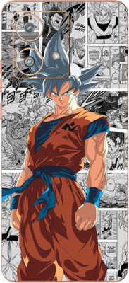 yug emporium Motorola Edge 40 Neo Dragon ball 9D Premium Theme Full Back & Side Coverage Mobile Skin(Multicolor)