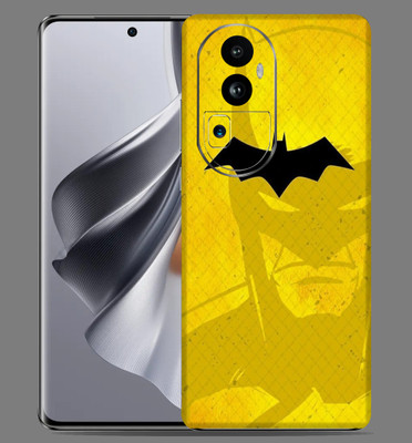 WeCre8 Skin's Oppo Reno 10 pro Plus 5g Mobile Skin(Yellow-batman Mobile Skin)