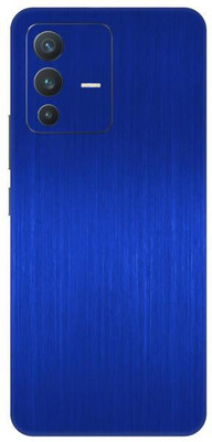 Vcare GadGets Blue Titanium Dark vivo V23 5G Mobile Skin(Blue Titanium Dark)