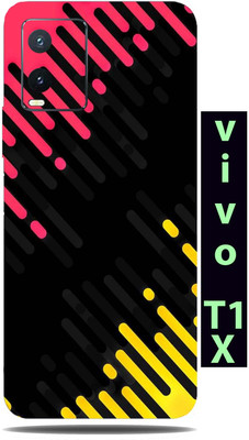 BugguSkin Vivo T1x Mobile Skin(Ultra Super Abstract Lines Skin With High Matte Finish.)