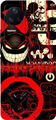 BUGGU POCO F4 5G Mobile Skin(Ultra Super Red Graffiti Skin With High Matte Finish)