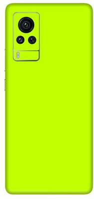 Vcare GadGets Vivo X60 Pro Mobile Skin(Olive Green Electro)