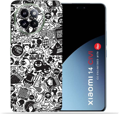 OggyBaba Xiaomi 14 Civi Mobile Skin(Doodle Art)