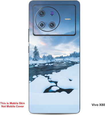 VYBE The Smart Choice Vivo X80 Naturel Mobile Skin(Celestial Blue 14)