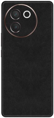 Vcare GadGets Black Leather V30e 5G Mobile Skin(Black Leather)