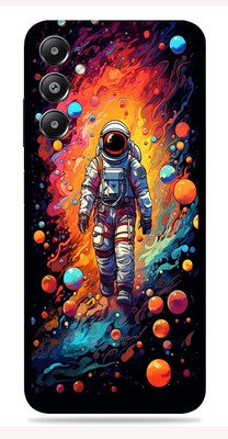 SkinoMania Samsung Galaxy M14 4G Mobile Skin(astronaut walking with planets)