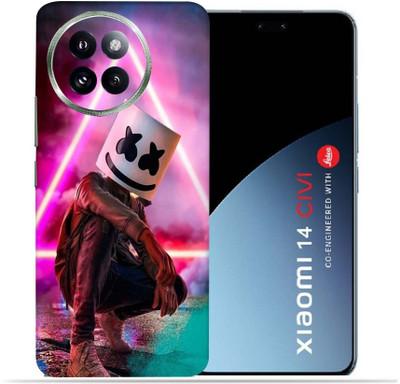 OggyBaba Xiaomi 14 Civi Mobile Skin(Matte Black)