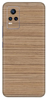 Vcare GadGets Vivo Y21e 5 G Mobile Skin(Teak Wood)
