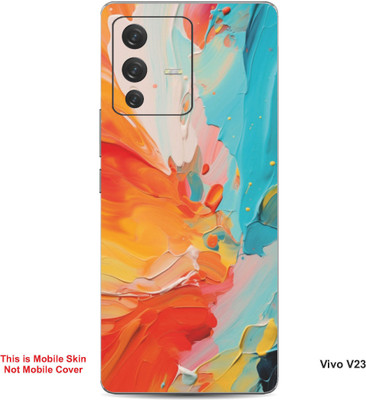 VYBE The Smart Choice Vivo V23 Art Embossed Mobile Skin(Halloween 3)