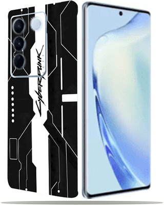 Mclaxa Vivo V27 Pro 5G, Black Cyberpunk 4 For Vivo V27 Pro 5G, Vivo V27 Pro 5G Mobile Skin(Black Cyberpunk 4 (Not Back Cover))