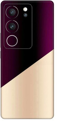 Vcare GadGets Purple Half Rose Gold Vivo V29 5G Mobile Skin(Multicolor)