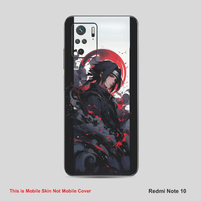 VYBE The Smart Choice Redmi Note 10 Naruto Mobile Skin Mobile Skin(White Grey B35)