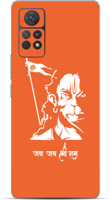 VYBE The Smart Choice Redmi Note 11Pro Hanuman Mobile Skin Mobile Skin(Giants Orange 28)