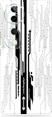 SkinoMania vivo T3 Ultra Premium Vinyl Mobile Skin (Multicolor) Mobile Skin(White-CyberPunk)