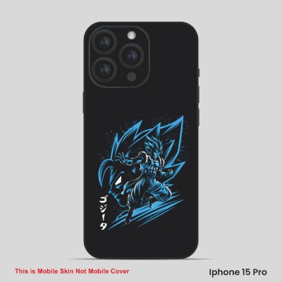 VYBE The Smart Choice iPhone 15 Pro Naruto Embossed Mobile Skin(Deep Coffee 19)