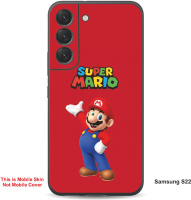 VYBE The Smart Choice Samsung S22 Super Mario Embossed Mobile Skin(Engine Red 8)