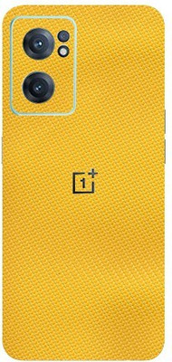 AsSkin One Plus Nord Ce2 5g, one plus nord ce2 5g Mobile Skin(Ultra Super Yellow Carbon Fiber With High Matte Finish.)