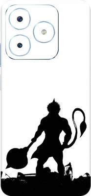 WeCre8 Skin's Realme Narzo N63 5G Mobile Skin(B & W HANUMAN Multicolor Mobile Skin)