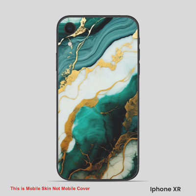 VYBE The Smart Choice iPhone XR Pattern Mobile Skin(Greenish Blue 3)
