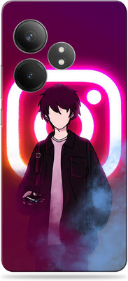 SkinoMania Realme GT 6T Mobile Skin(Neon Instagram Boy)