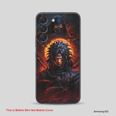 VYBE The Smart Choice Samsung S22 Goku Mobile Skin Mobile Skin(Alabaster Black B44)