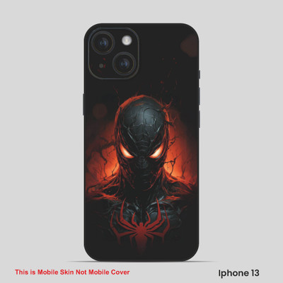 VYBE The Smart Choice iPhone 13 Super Hero Mobile Skin(Dark Pastel Red 4)
