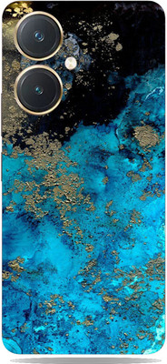SkinoMania Vivo y27 Mobile Skin(Blue-Aqua Multicolor Mobile Skin)