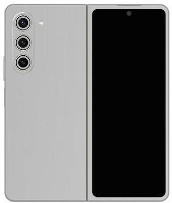 Vcare GadGets Samsung Galaxy Z Fold 5 5G Mobile Skin(Silver)