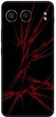 Vcare GadGets OnePlus Nord 4 5G (With Logo) Mobile Skin(Black & Red)