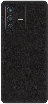 Vcare GadGets Leather Black vivo V23 Pro 5G Mobile Skin(Leather Black)