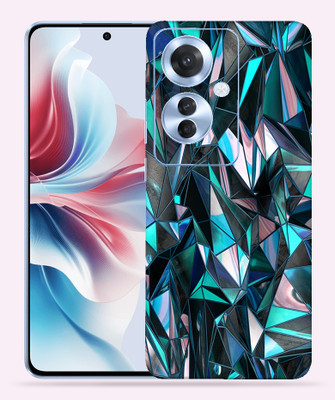 OggyBaba OggyBaba Oppo Reno 11f Mobile Skin(Polygon blue)